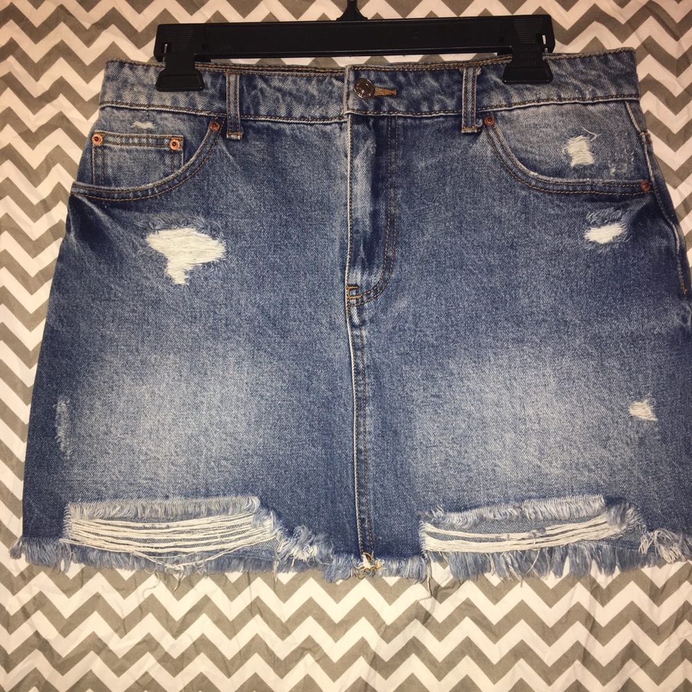 Jean Mini Skirt